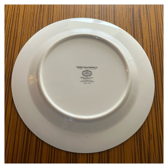 Merry Masterpieces Fine Porcelain Collectible Christmas Plate "Abe" - Picture 2 of 7